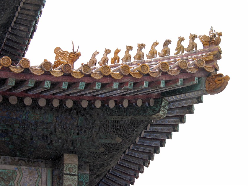 The Forbidden City. Baohe (Hall of Preserving Harmony). Beijing. .