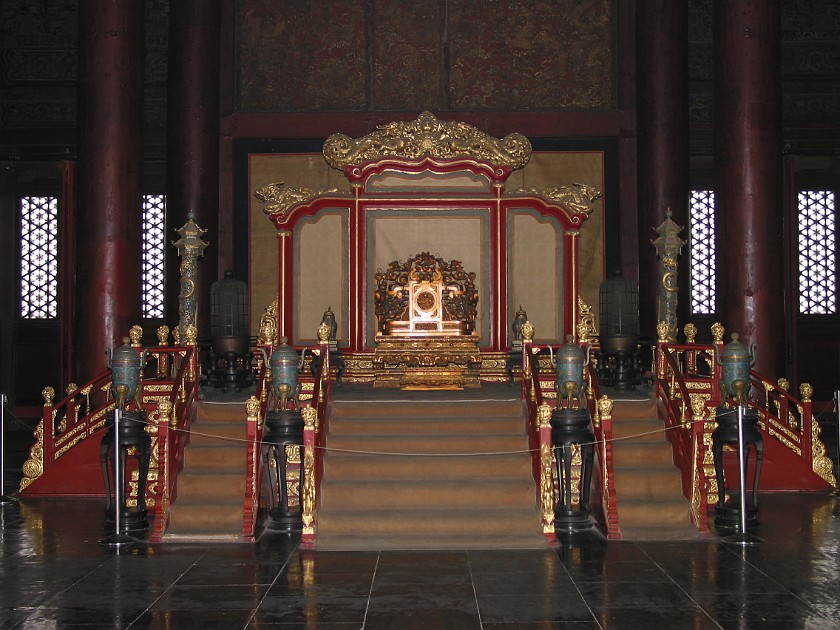 The Forbidden City. Baohe (Hall of Preserving Harmony). Beijing. .
