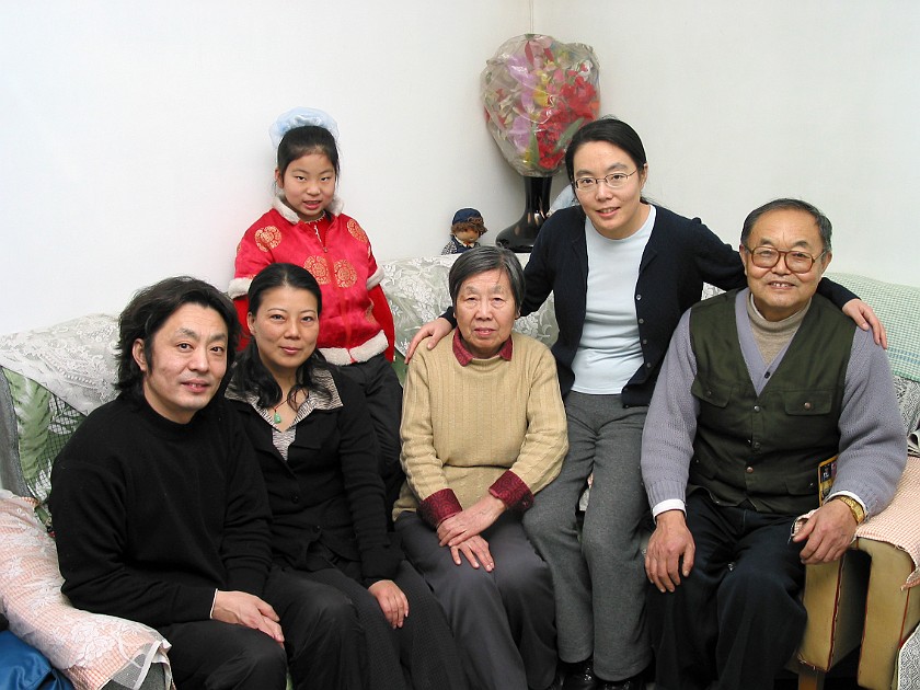 Jun's Family. Parents, Brother & Wife, Nice. Beijing. .