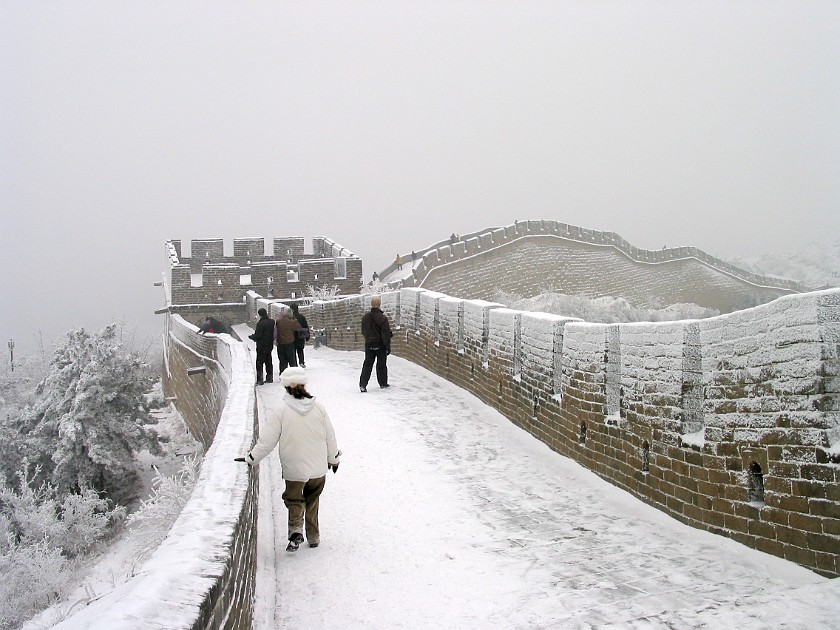 The Great Wall at Badaling. Beacon Tower. Beijing. .