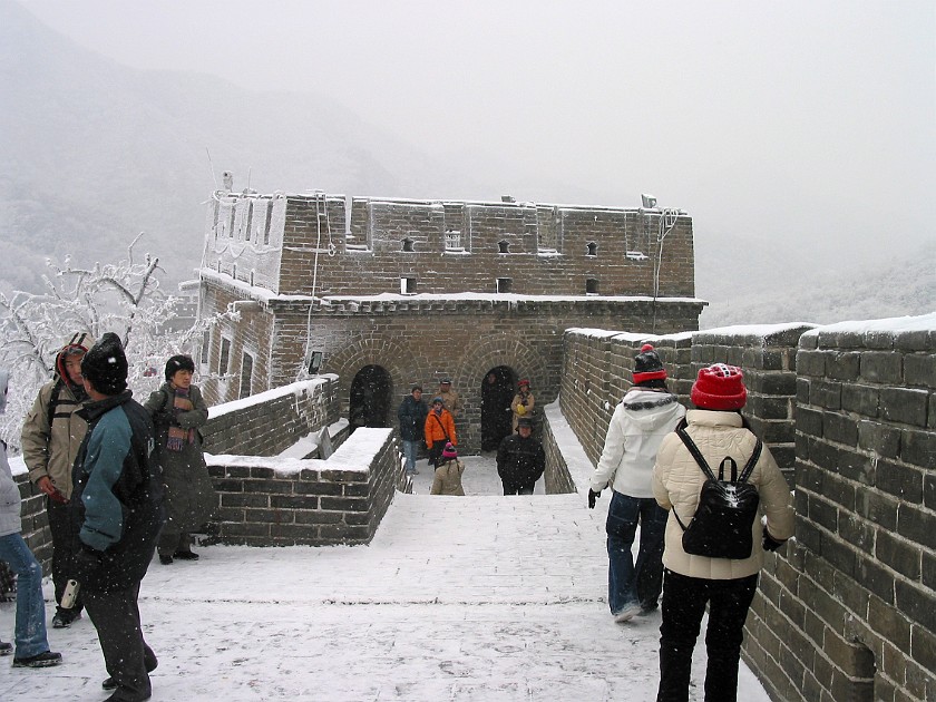 The Great Wall at Badaling. Beacon Tower. Beijing. .
