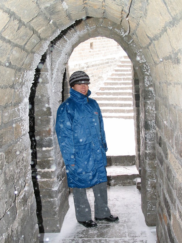The Great Wall at Badaling. Beacon Tower. Beijing. .