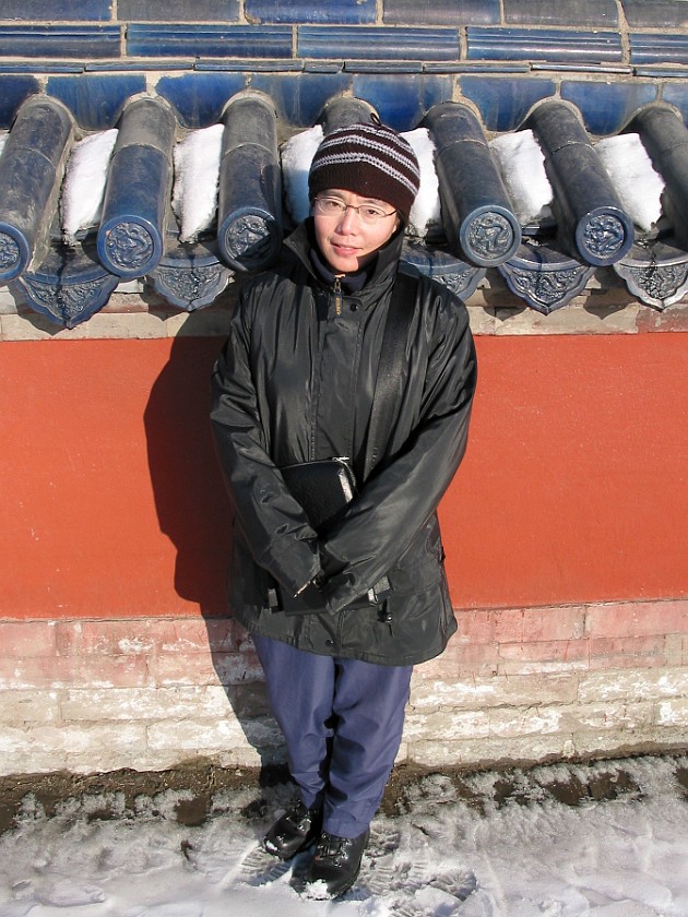Tiantan Gongyuan (Temple of Heaven Park). Huanqiutan (Altar of Heaven). Beijing. .