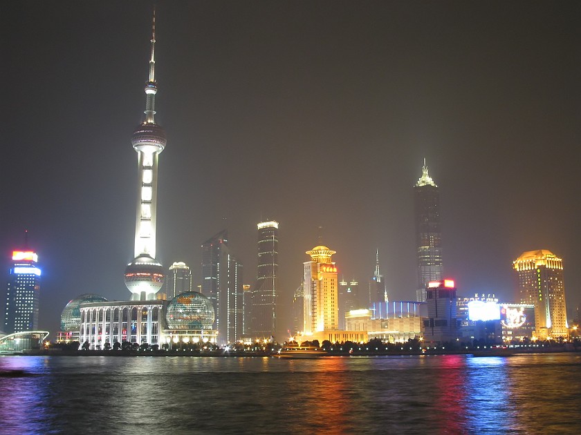 Shanghai. View from Puxi on Pudong. Shanghai. .