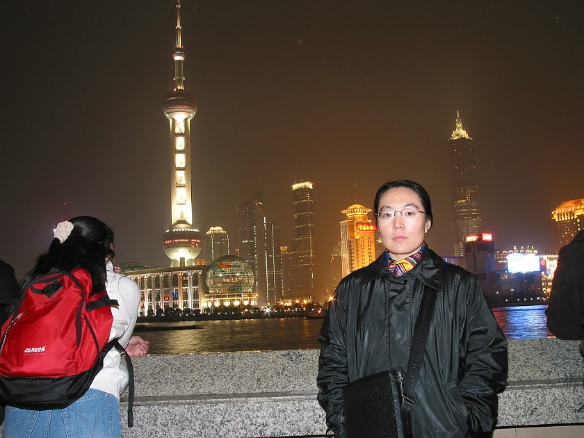 Shanghai. View from Puxi on Pudong. Shanghai. .