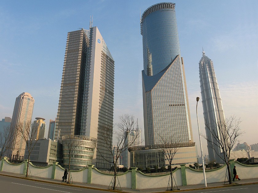 Shanghai. View from Yincheng Road on Pudong. Shanghai. .