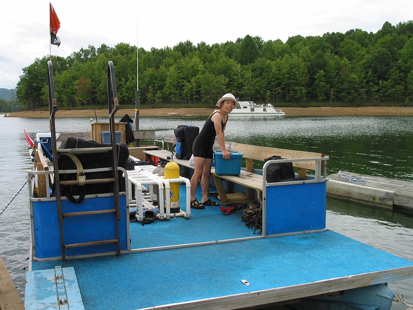 Diving at Summersville Lake. Dive Float. Summersville. .