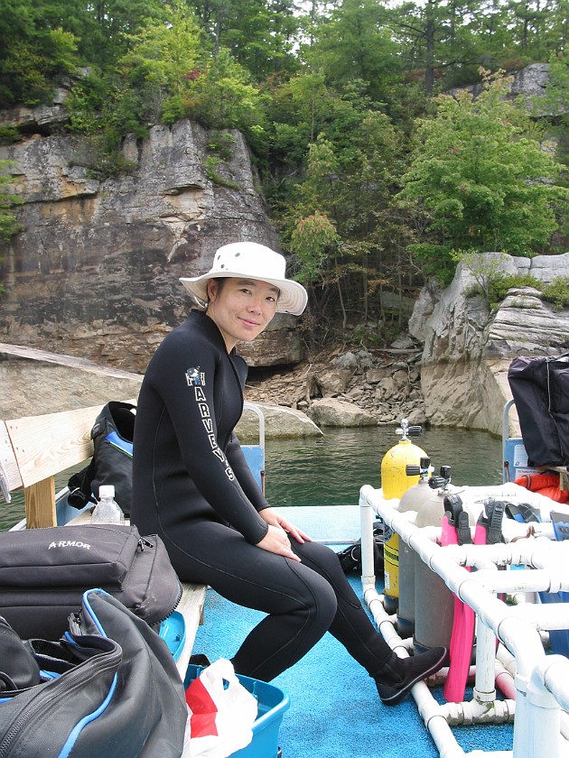 Diving at Summersville Lake. Dive Float. Summersville. .