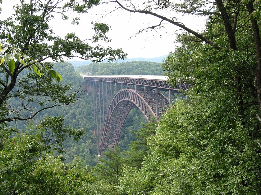 New River Gorge. Bridge. near Fayetteville. .