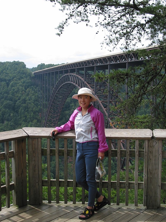 New River Gorge. Bridge. near Fayetteville. .