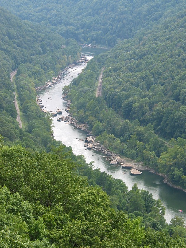New River Gorge. Gorge. near Fayetteville. .