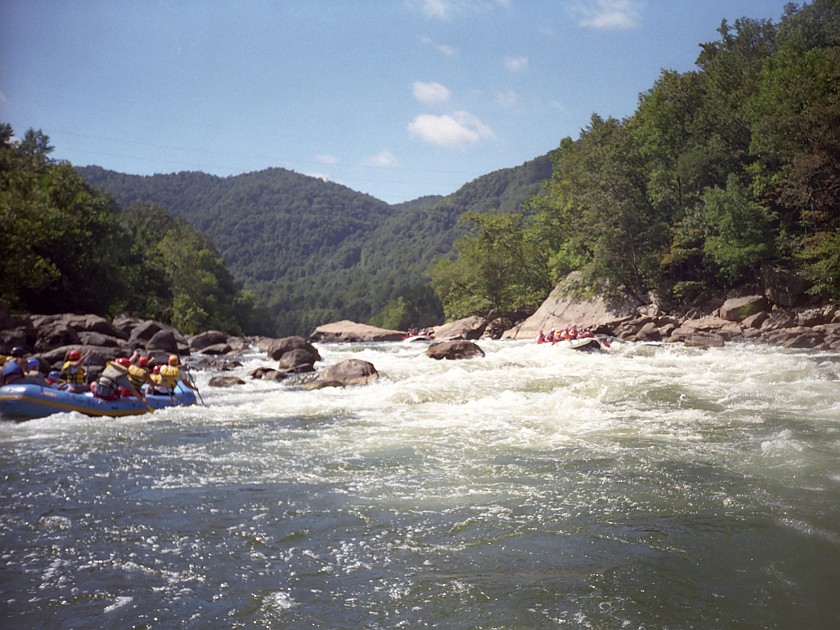White-Water Rafting in the New River Gorge. Rafting. near Fayetteville. .