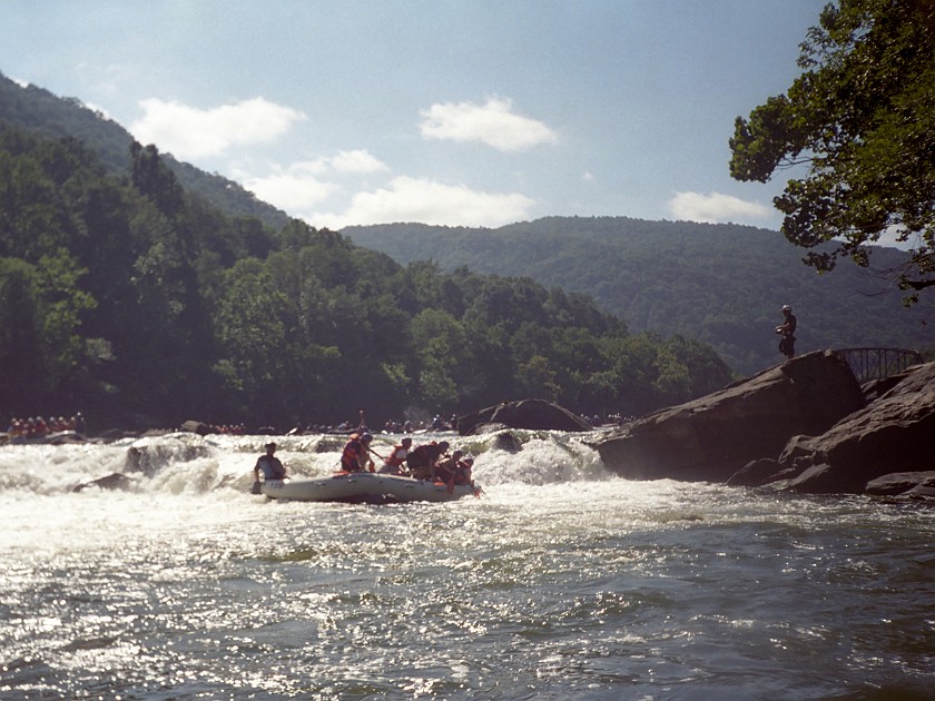White-Water Rafting in the New River Gorge. Rafting. near Fayetteville. .