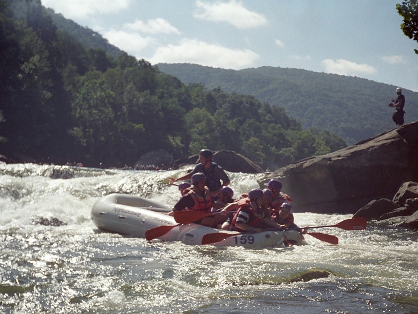 White-Water Rafting in the New River Gorge. Rafting. near Fayetteville. .