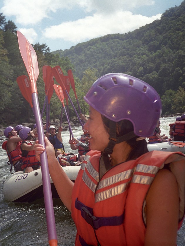 White-Water Rafting in the New River Gorge. Rafting. near Fayetteville. .