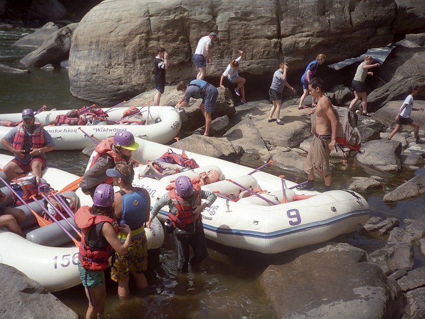 White-Water Rafting in the New River Gorge. Rafting. near Fayetteville. .