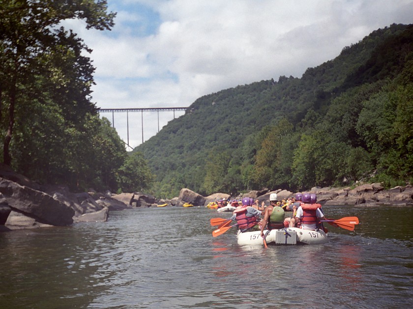 White-Water Rafting in the New River Gorge. Rafting. near Fayetteville. .