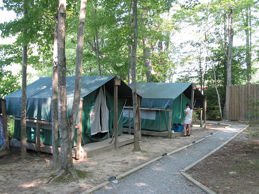 Ranch. Tents. near Fayetteville. .