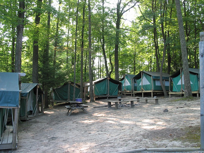 Ranch. Tents. near Fayetteville. .