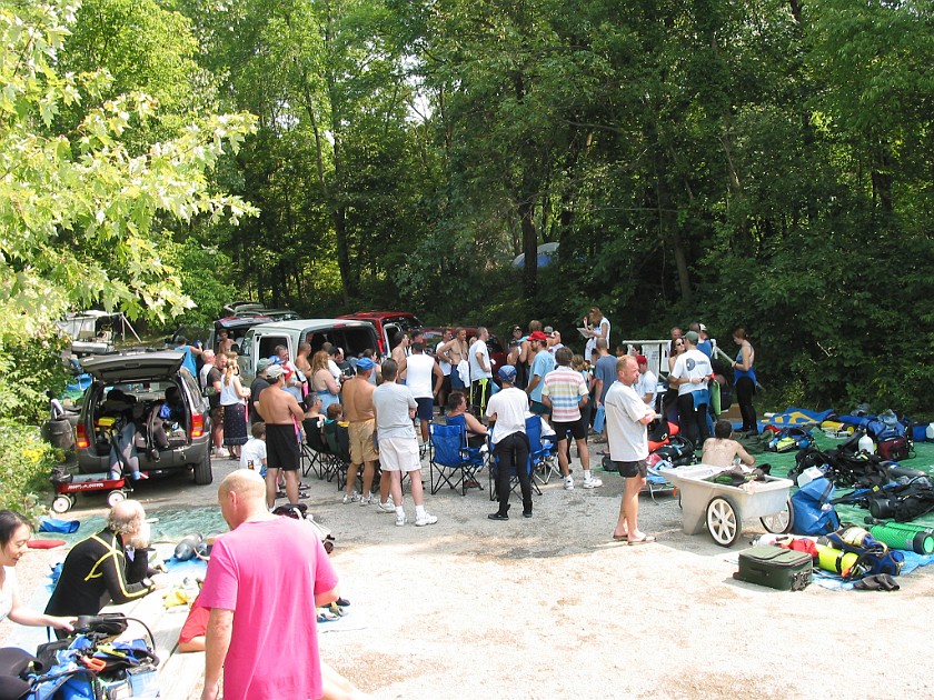 Treasure Hunt Diving at the Gilboa Quarry. Quarry Beach. Gilboa. .