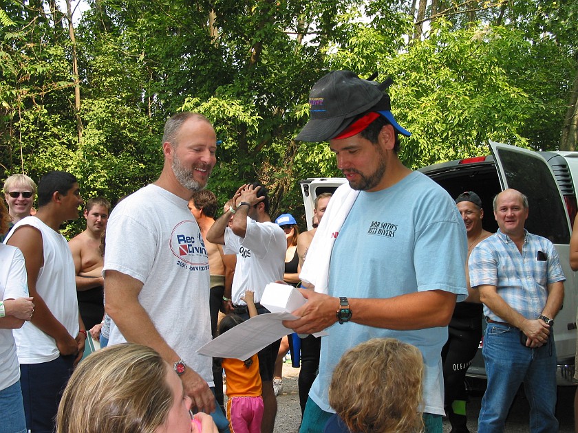 Treasure Hunt Diving at the Gilboa Quarry. Award Ceremony. Gilboa. .