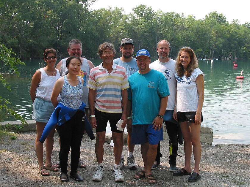 Treasure Hunt Diving at the Gilboa Quarry. Divers. Gilboa. .