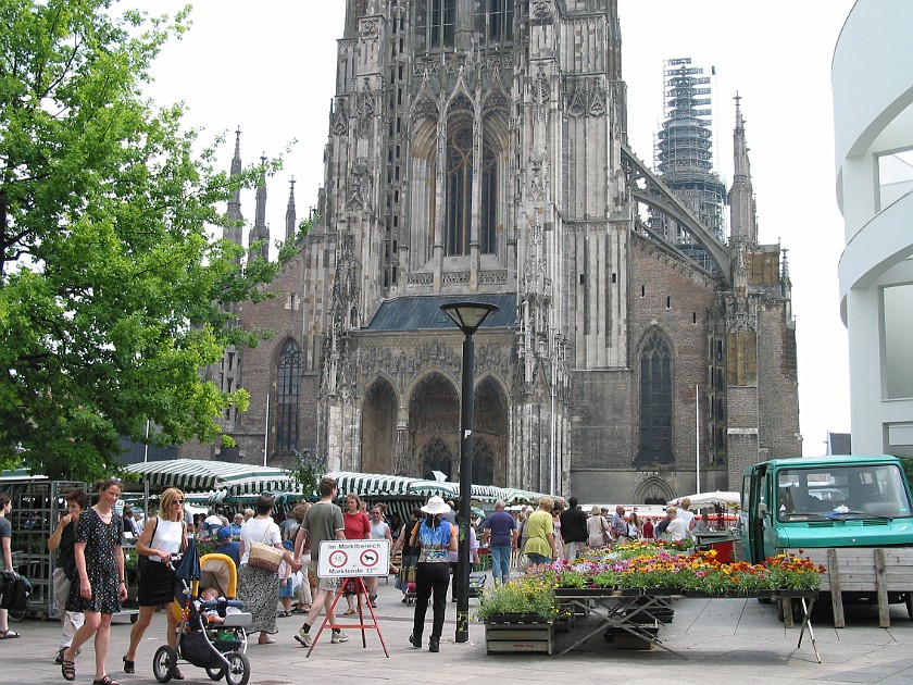 Ulm Cathedral. Front Portal. Ulm. .