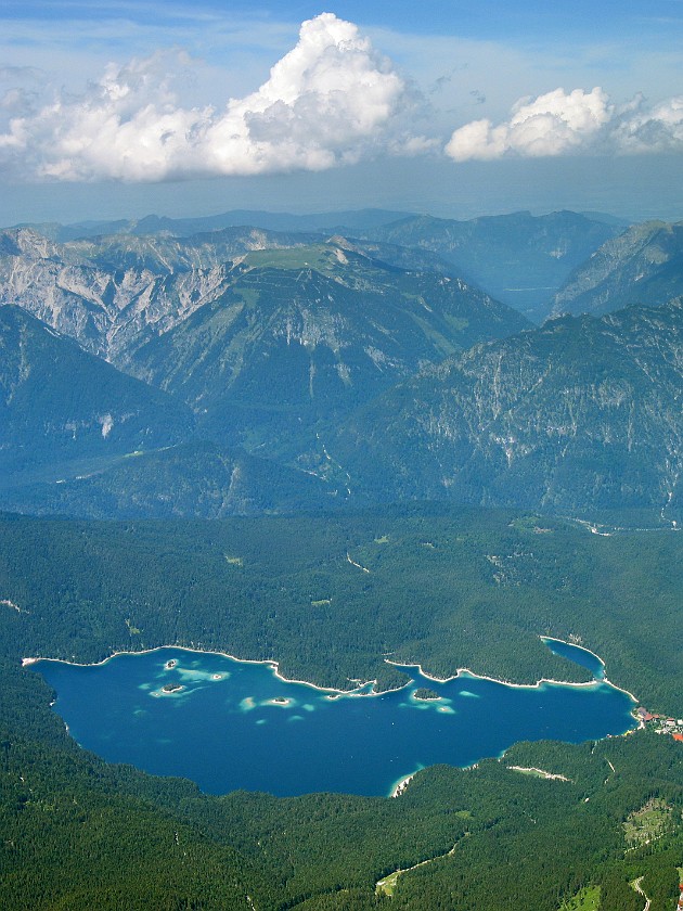 Garmisch-Partenkirchen and Zugspitze. Eibsee. Garmisch-Partenkirchen. .