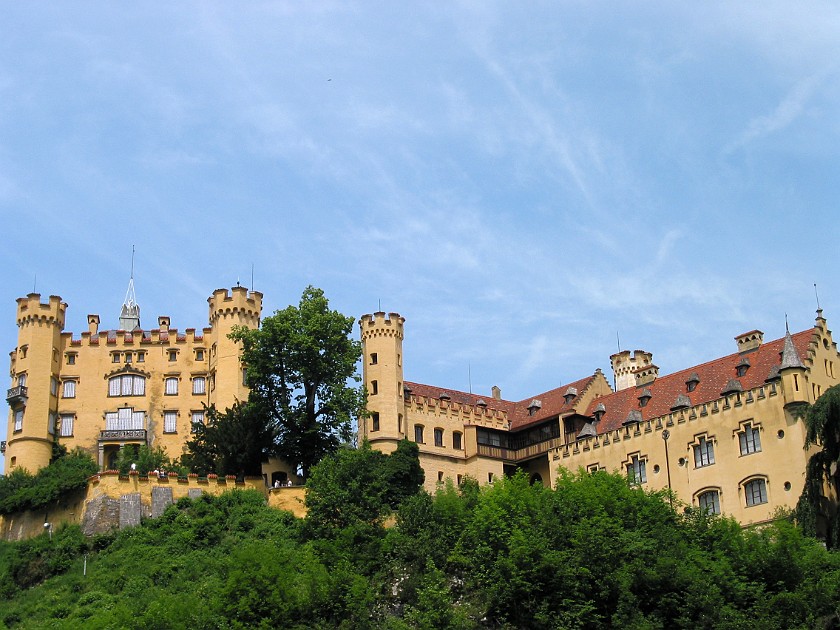Castle Neuschwanstein. Castle Hohenschwangau. near Füssen. .