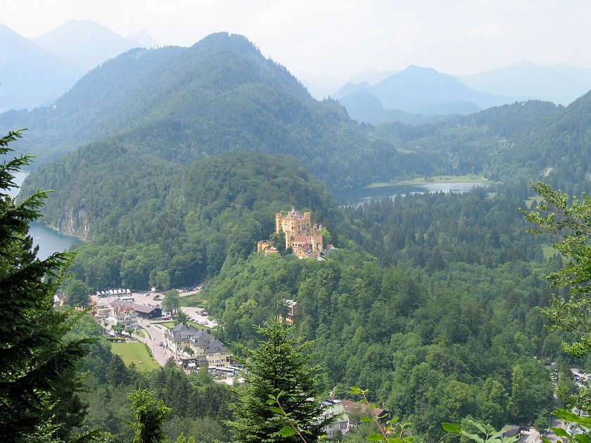 Castle Neuschwanstein. Castle Hohenschwangau. near Füssen. .