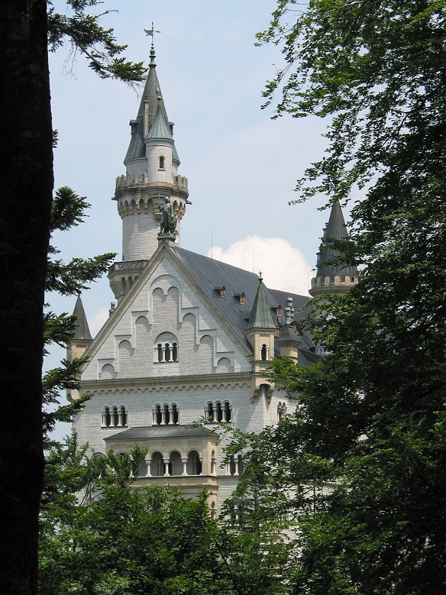 Castle Neuschwanstein. Castle Neuschwanstein. near Füssen. .