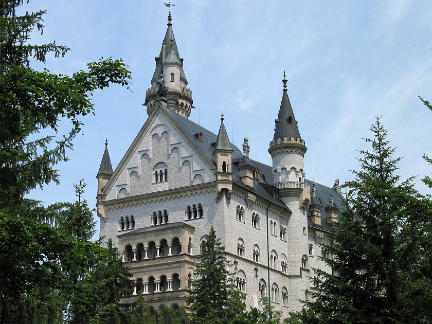 Castle Neuschwanstein. Castle Neuschwanstein. near Füssen. .