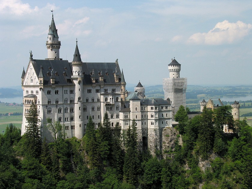 Castle Neuschwanstein. Castle Neuschwanstein. near Füssen. .