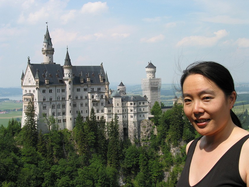 Castle Neuschwanstein. Castle Neuschwanstein. near Füssen. .