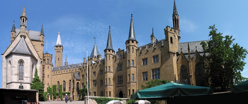 Castle Hohenzollern. Castle. Hechingen. .