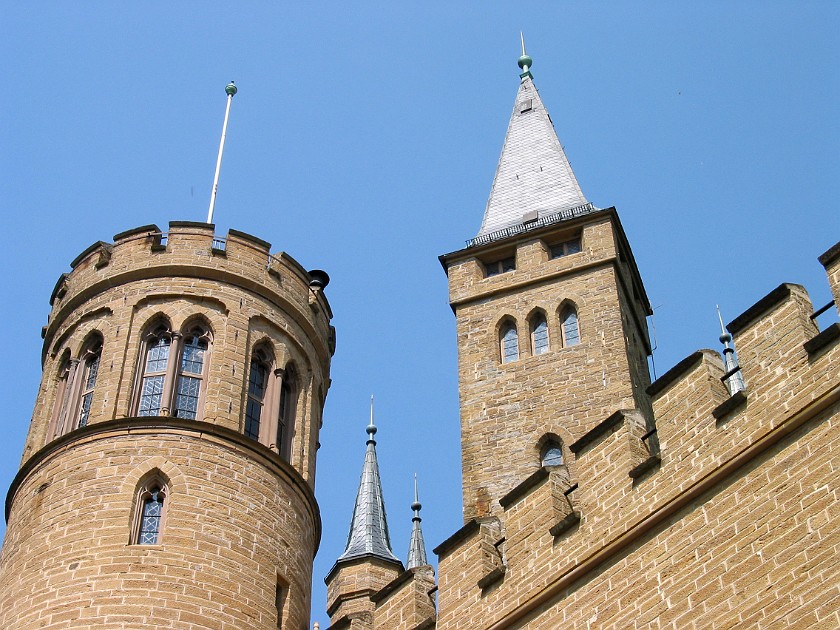 Castle Hohenzollern. Castle. Hechingen. .