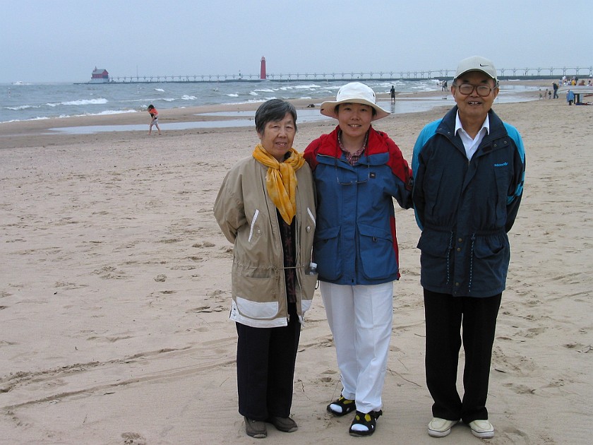 Grand Haven Kite Festival. Jun and Parents. Grand Haven. .