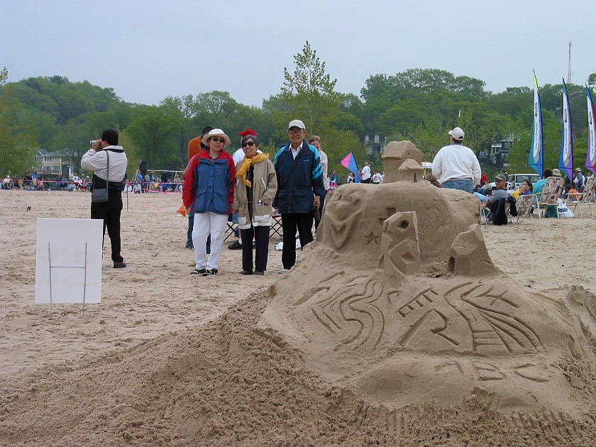 Grand Haven Kite Festival. Jun and Parents. Grand Haven. .