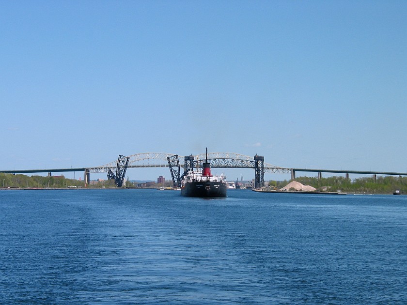 Soo Locks of Sault Ste. Marie. Channel. Sault Ste. Marie. .