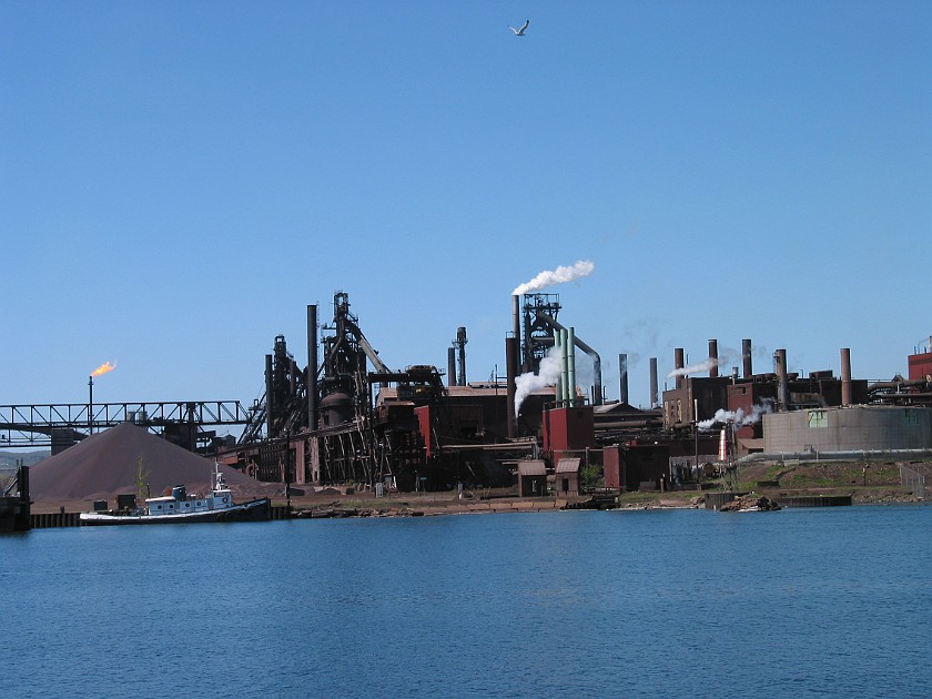 Soo Locks of Sault Ste. Marie. Ore Plant. Sault Ste. Marie. .