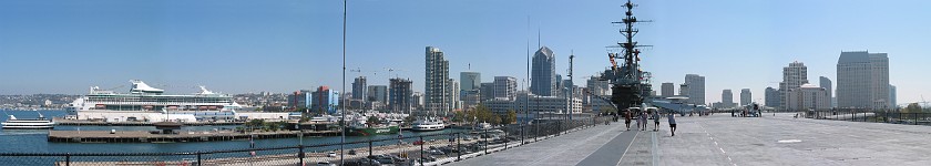 San Diego Harbor. USS Midway. San Diego. .