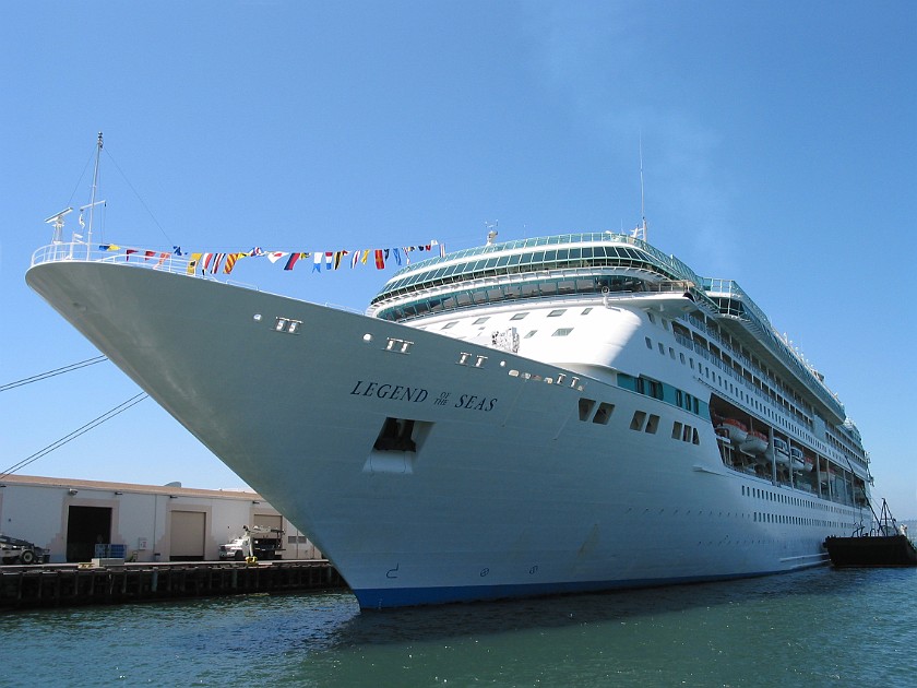 San Diego Harbor. Cruise Ship 