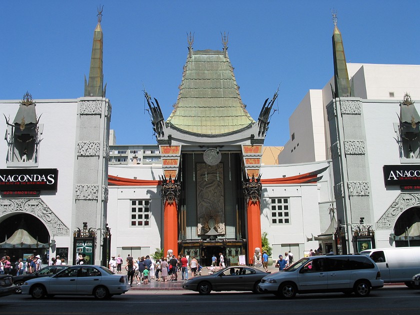 Hollywood. Grauman's Chinese Theatre. Los Angeles. .