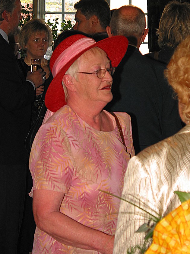 Thomas and Hannemarie's Birthday Reception. Aunt. Treia. .