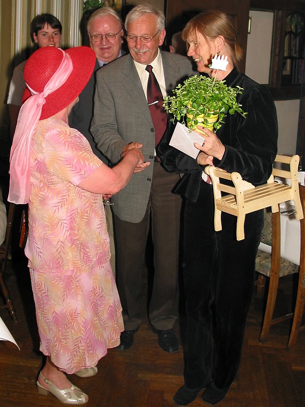 Thomas and Hannemarie's Birthday Reception. Aunt. Treia. .