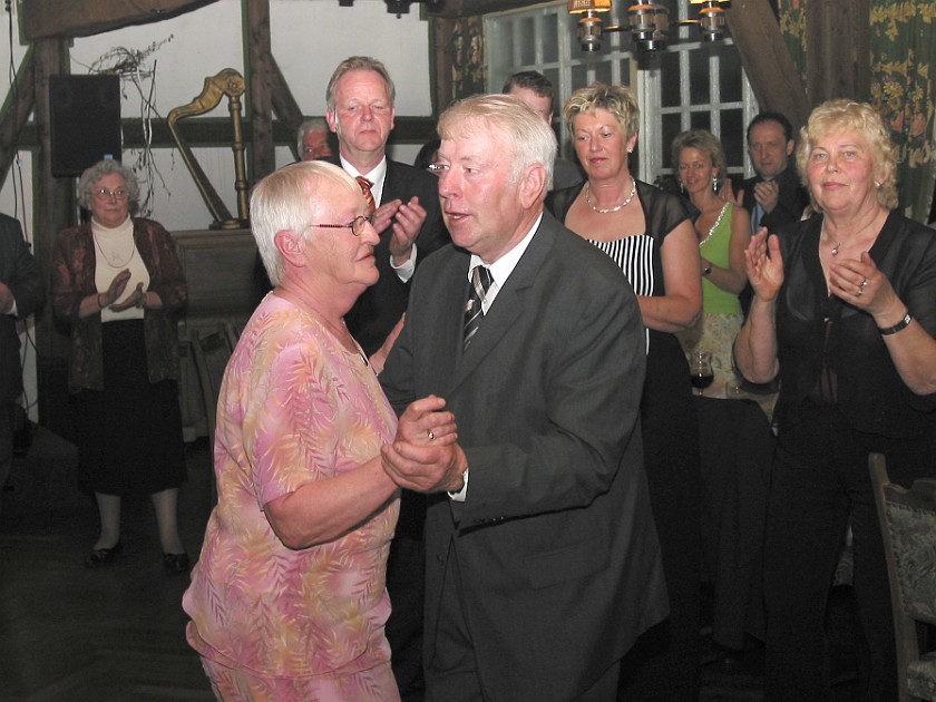 Thomas and Hannemarie's Birthday Reception. Dancing. Treia. .