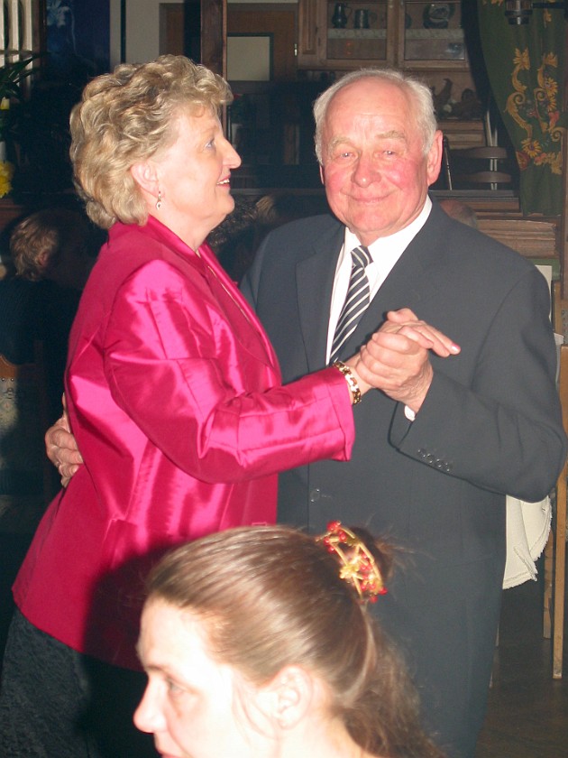 Thomas and Hannemarie's Birthday Reception. Dancing. Treia. .