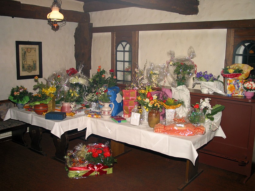 Thomas and Hannemarie's Birthday Reception. Presents. Treia. .