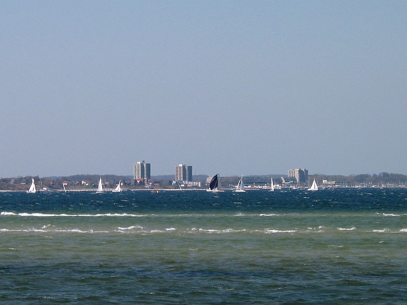 Naval Memorial and U-Boat in Laboe. Kieler Förde. Laboe. .