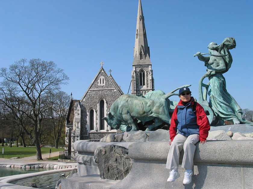 Copenhagen. Gefion Fountain. Copenhagen. .